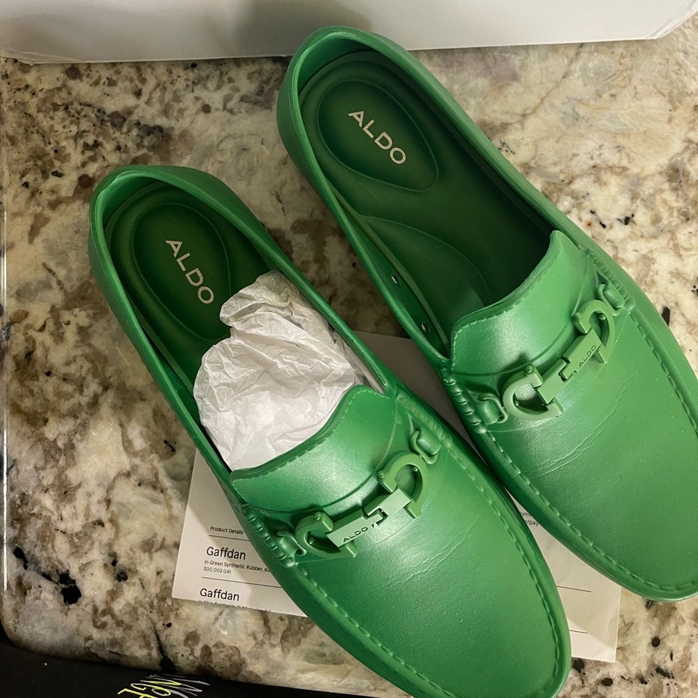 Aldo Green Loafers for Men size 10
